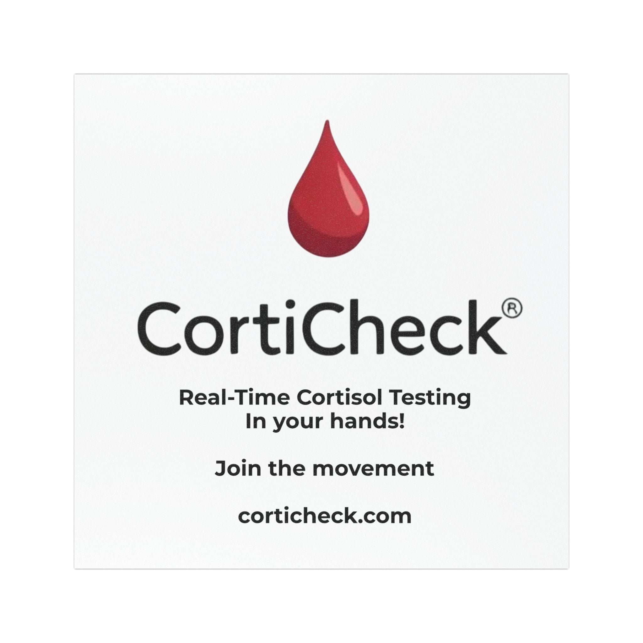 CortiCheck Car Magnet 5" square