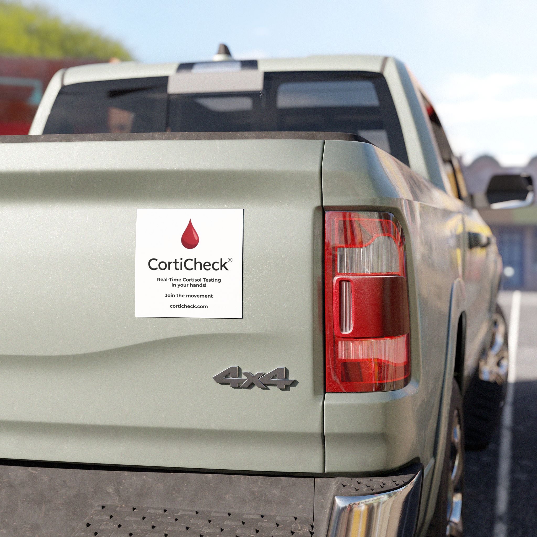 CortiCheck Car Magnet 5" square