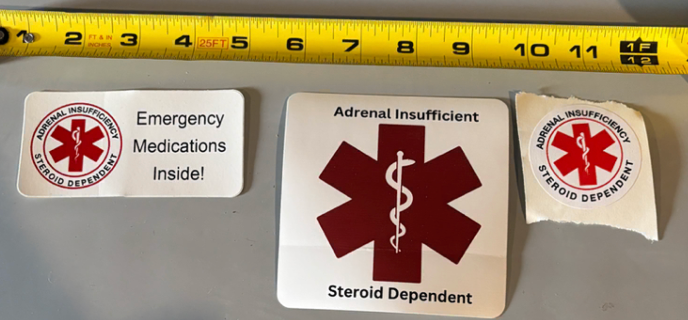 Adrenal Insufficiency Sticker Pack